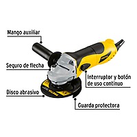 ESMA-4-1/2P2 Esmeriladora angular 4-1/2', 630 W, Pretul ESMA-4-1/2P2 Esmeriladora angular 4-1/2', 630 W, Pretul