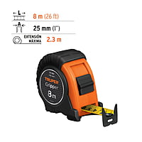 flexómetro-contra-impacto-graduación-métrica-8-m-25-mm-fh-8me-15389 flexómetro-contra-impacto-graduación-métrica-8-m-25-mm-fh-8me-15389