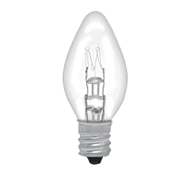 Caja con 50 focos incandescentes transparentes base E12 7.5W - 46823 - FI-50T - Caja con 1 Caja – Master 16