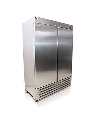Refrigerador Criotec Vertical en Acero Inoxidable Linea Profesional Doble Puerta FSM-42-HC
