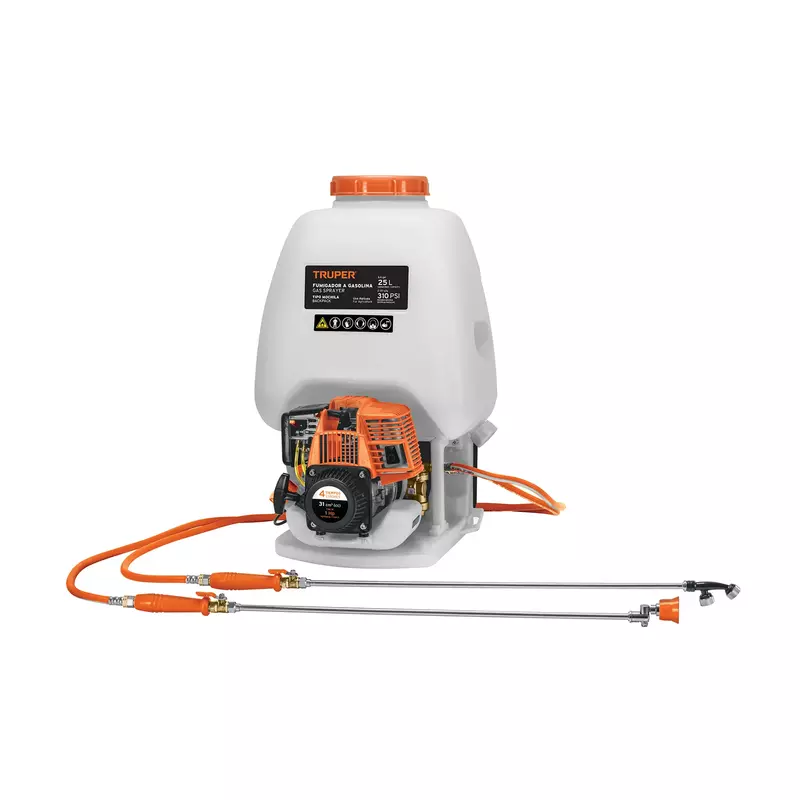 Fumigador de 25 L con motor a gasolina de 4 tiempos, Truper - FUG-254 / 101569 Fumigador de 25 L con motor a gasolina de 4 tiempos, Truper - FUG-254 / 101569