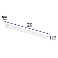 Luminario para gabinete, 11 W, 6500K, Led - GAB-002L / 47325 Luminario para gabinete, 11 W, 6500K, Led - GAB-002L / 47325