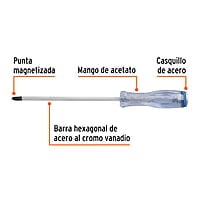 Desarmador de golpe, 5/16X8', de cruz - GO-5/16X8C / 14152 Desarmador de golpe, 5/16X8', de cruz - GO-5/16X8C / 14152