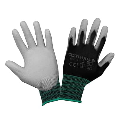 Guantes de nylon recubiertos de poliuretano, medianos - GU-112 / 13291