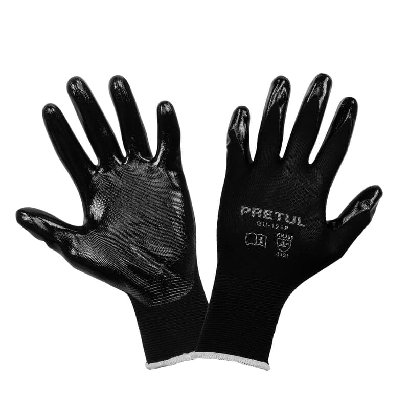 Guantes de nylon recubiertos de nitrilo, chicos, Pretul - GU-121P / 20026