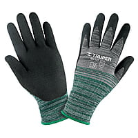 Guantes de nylon recubiertos de nitrilo arenoso, chicos - GU-131 / 17063 Guantes de nylon recubiertos de nitrilo arenoso, chicos - GU-131 / 17063