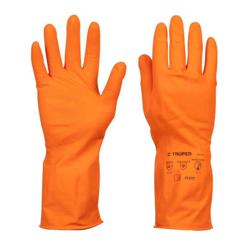 Guantes de latex para limpieza, medianos - GU-312 / 14262