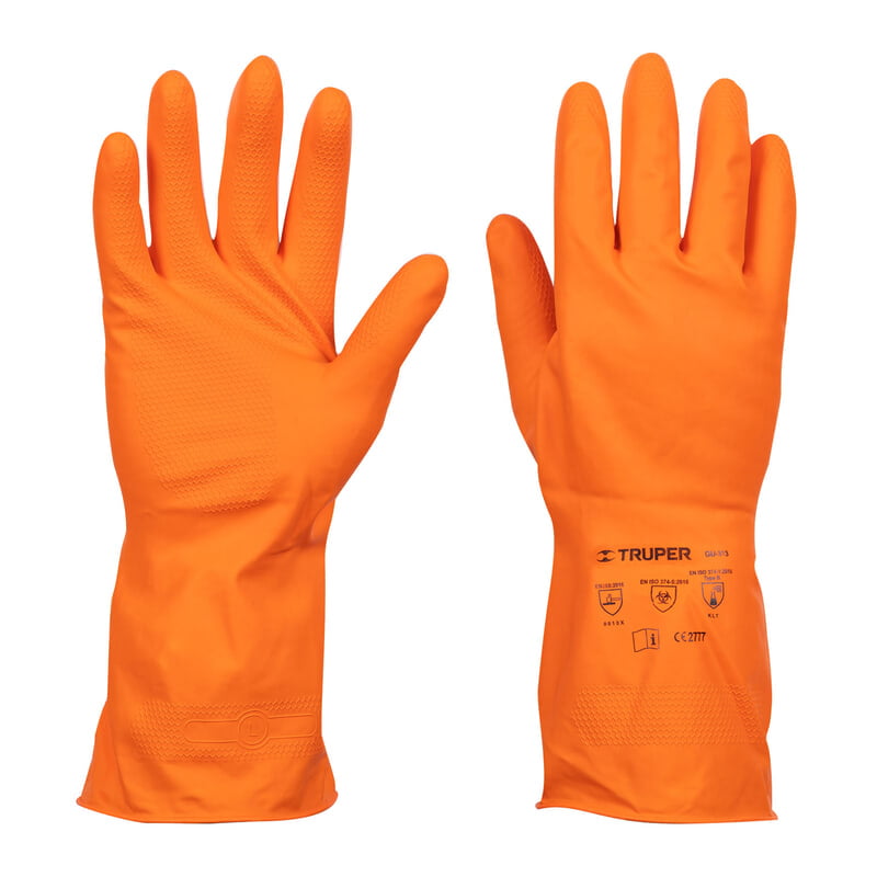 Guantes de latex para limpieza, grandes - GU-313 / 14263