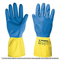 Guantes de látex reforzados para limpieza, chicos - GU-331 / 13297