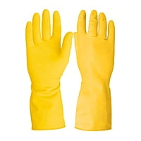 Guantes de látex para limpieza, medianos, Pretul - GU-342 / 23260