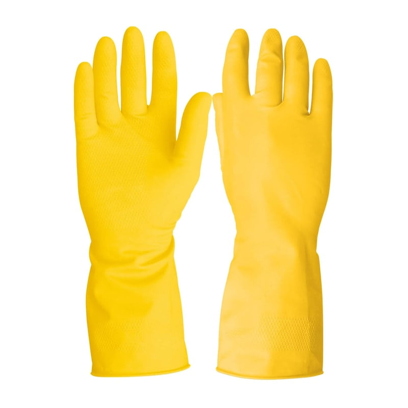 Guantes de látex para limpieza, grandes, Pretul - GU-343 / 23261