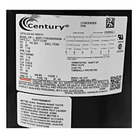 Motor Century para Condensador Comercial, 1 1/2 HP, 1140 RPM, 460/200-230 V, Trifasico, Reversible - H697V1 Motor Century para Condensador Comercial, 1 1/2 HP, 1140 RPM, 460/200-230 V, Trifasico, Reversible - H697V1