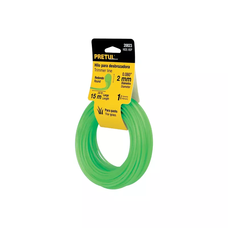 Tarjeta con 15 m hilo redondo 2 mm p/desbrozadora, Pretul - HIDE-80P / 20023 Tarjeta con 15 m hilo redondo 2 mm p/desbrozadora, Pretul - HIDE-80P / 20023