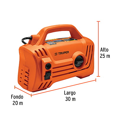 Hidrolavadora Eléctrica Compacta 1600 PSI, - HILA-1600C / 102795