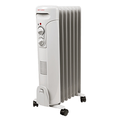 Calefactor Eléctrico Radiador de Aceite Heatwave, 3 Potencias de Calefacción, Potencia Mín. 600 W – Máx. 1500 W, Superficie a Cubrir 18 mts2 - HR1507ZCR