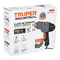 IMP-1/2N Llave neumática de impacto, industrial, 1/2' de 900 w Truper