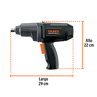 IMP-1/2N Llave neumática de impacto, industrial, 1/2' de 900 w Truper