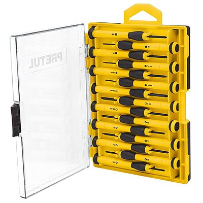 Juego con desarmadores de precisión, 15 piezas, Pretul - J-DEJ-15 / 21383