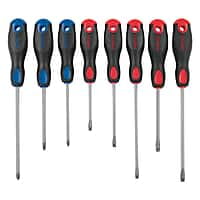 Juego de 8 desarmadores mango Comfort Grip, Pretul - JD-8BP / 20219 Juego de 8 desarmadores mango Comfort Grip, Pretul - JD-8BP / 20219