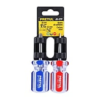 Juego desarmadores, tipo trompo, 2 piezas, PVC, Pretul - JDT-2TP / 21379 Juego desarmadores, tipo trompo, 2 piezas, PVC, Pretul - JDT-2TP / 21379