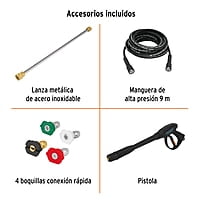 Hidrolavadora con motor a gasolina, 2,800 PSI - LAGAS-2800 / 12908 Hidrolavadora con motor a gasolina, 2,800 PSI - LAGAS-2800 / 12908
