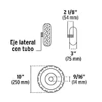 Hidrolavadora con motor a gasolina, 3,300 PSI - LAGAS-3300 / 12909