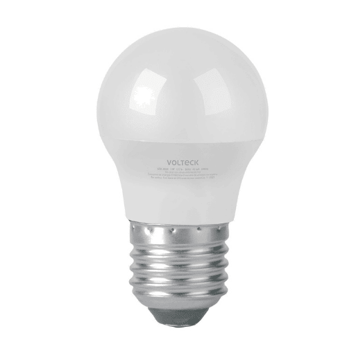 Lámpara de LED, G45, 3 W, luz cálida, Volteck - LED-30GC / 46855