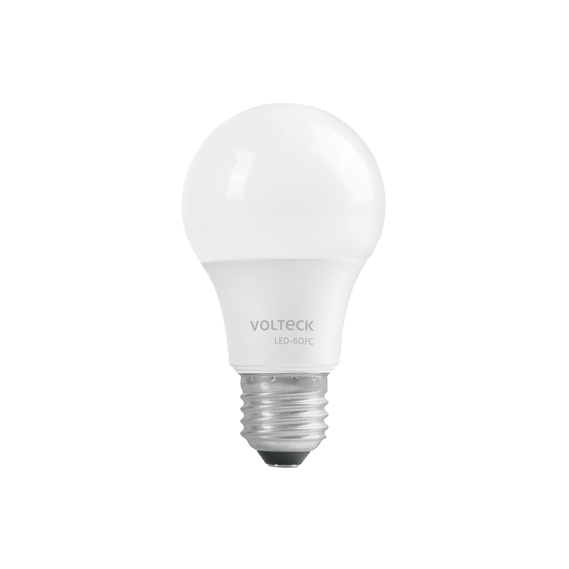 Lámpara LED tipo bulbo A19 9 W luz de día, caja, Volteck - LED-60FC / 47546 Lámpara LED tipo bulbo A19 9 W luz de día, caja, Volteck - LED-60FC / 47546