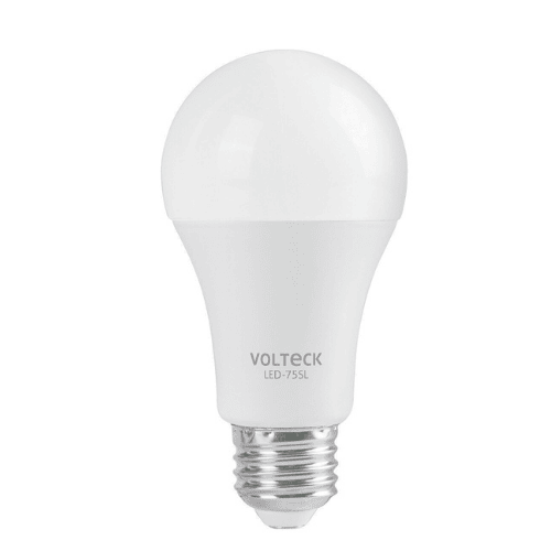 Lámpara LED tipo bulbo A19 10 W con sensor de luz, Volteck - LED-75SL / 46990