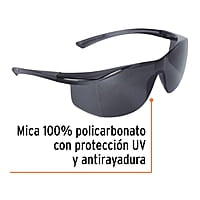 Lentes de seguridad, mica ambar, Ultralite - LEN-LA / 15295