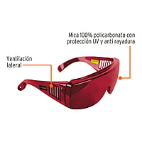 Lentes de seguridad para láser rojo - LEN-NL / 10757