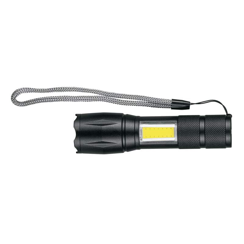 Linterna de 1 LED 270 lm con luz de emergencia, recargable 100371