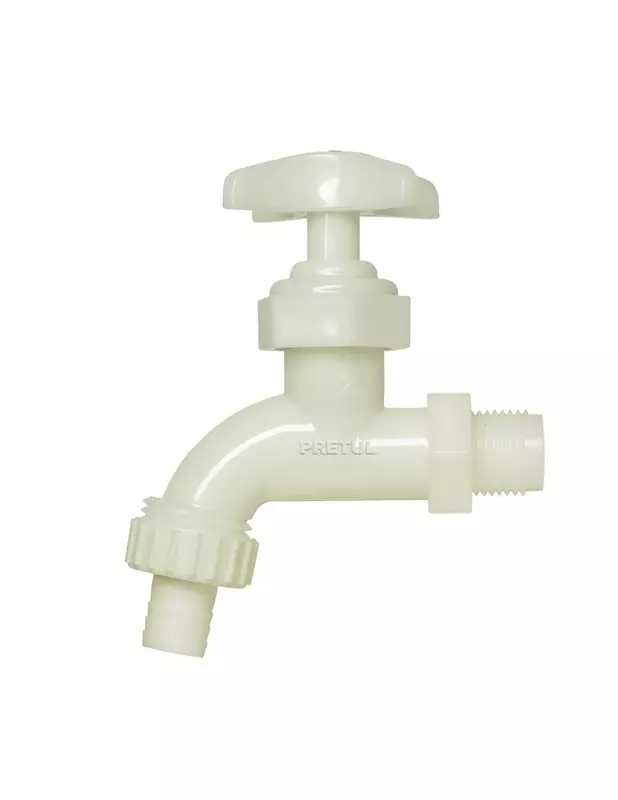 Llave de naríz para jardín, 65 g, 1/2', plástica, Pretul - LL-17P / 29030 Llave de naríz para jardín, 65 g, 1/2', plástica, Pretul - LL-17P / 29030