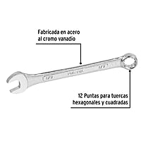 Llave combinada, 1/2' x 145 mm, Pretul - LL-2016P / 21884