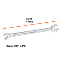 Llave española, 5/16 x 3/8' x 135 mm - LL-3020 / 15682 Llave española, 5/16 x 3/8' x 135 mm - LL-3020 / 15682