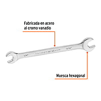 Llave española, 1/2 x 9/16' x 165 mm - LL-3026 / 15688