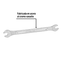 Llave española, milimétrica, 8 x 9 x 140 mm, Pretul - LL-30809MP / 21971 Llave española, milimétrica, 8 x 9 x 140 mm, Pretul - LL-30809MP / 21971