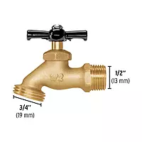 Llave de nariz para jardín, 1/2' en blister, Pretul - LL-JAR-PB / 23145 Llave de nariz para jardín, 1/2' en blister, Pretul - LL-JAR-PB / 23145