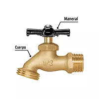 Llave de nariz para jardín, 1/2' en blister, Pretul - LL-JAR-PB / 23145 Llave de nariz para jardín, 1/2' en blister, Pretul - LL-JAR-PB / 23145
