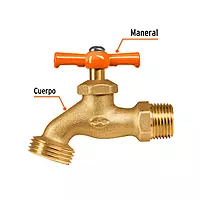 Llave de nariz para jardín, 1/2' en blíster, Truper - LLJ-140B / 13147