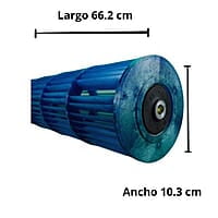 Turbina Evaporador 66 Cm X 8.4 Cm (Int) - Opresor Interno Turbina Evaporador 66 Cm X 8.4 Cm (Int) - Opresor Interno