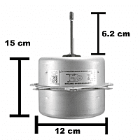 Motor Minisplit, Condesador Mirage, 1Ton, 220V, 25Whats, 0.38 A, 6P, Capacitor 1.5Uf 450V,Rotacion Derecha, Modelo Ydk-025Q6113D-01 - 1333527