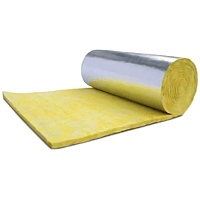 Fibra de Vidrio Aluminio FOIL T-75 1.5"(0.038) X 24"(0.61) X 50'(15.24) - HVFVDW15250