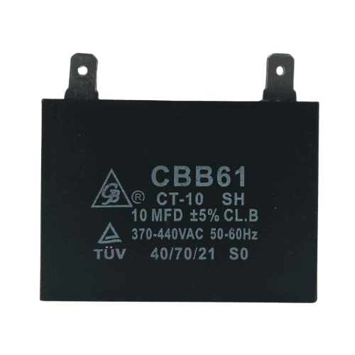 Capacitor Ventilador 10 Mf 370 / 450 Vac - Ct-10