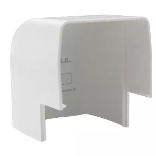 Codo Exterior 90° para Canaleta Blanco 80mm, OPTIMAL DUCT - ODCO.80 Codo Exterior 90° para Canaleta Blanco 80mm, OPTIMAL DUCT - ODCO.80