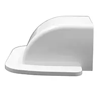 Entrada a pared para Canaleta Blanco 80mm, OPTIMAL DUCT - ODWC-80