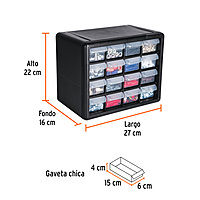 Organizador con 16 Gavetas - ORG-16 / 11851