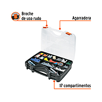 Organizador 17' reforzado con 17 compartimentos - ORG-17X / 19939