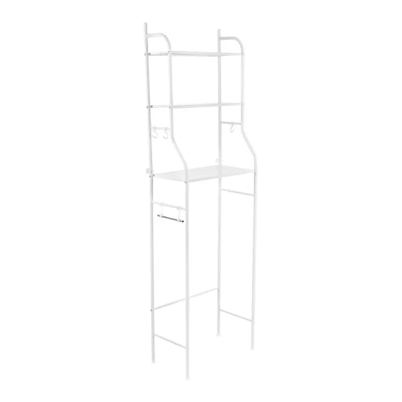 Mueble organizador blanco para baño con 3 repisas, Basic 47907 - OWC-3 Mueble organizador blanco para baño con 3 repisas, Basic 47907 - OWC-3