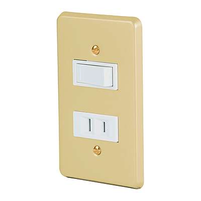 Placa armada contacto e interruptor, línea Económica - PA-APCO-E / 46388